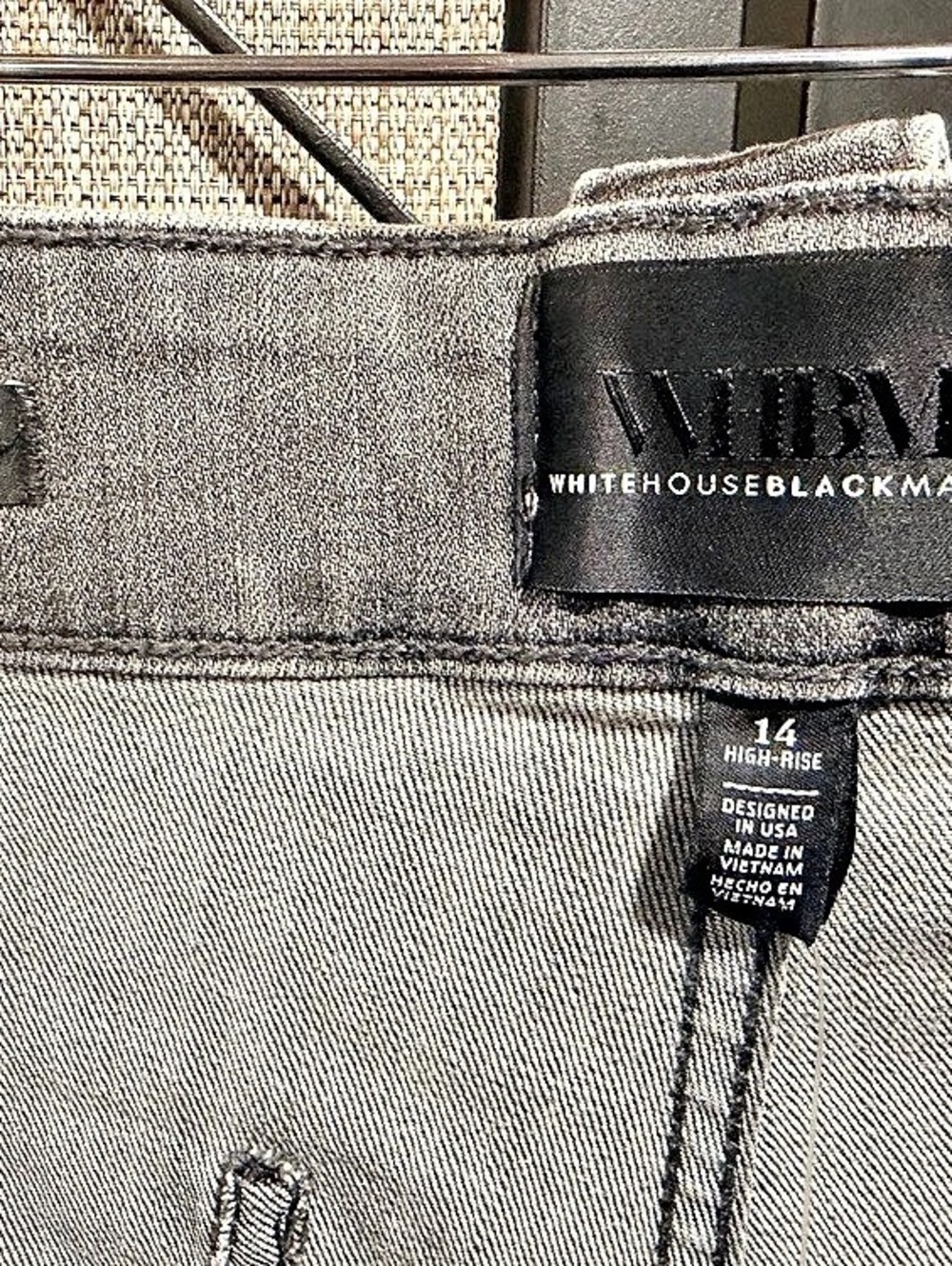 WHBM Mariner High-Rise Wide Leg Jeans in ✨Persian Night✨ NWT -Sz 14 - Picture 2 of 11